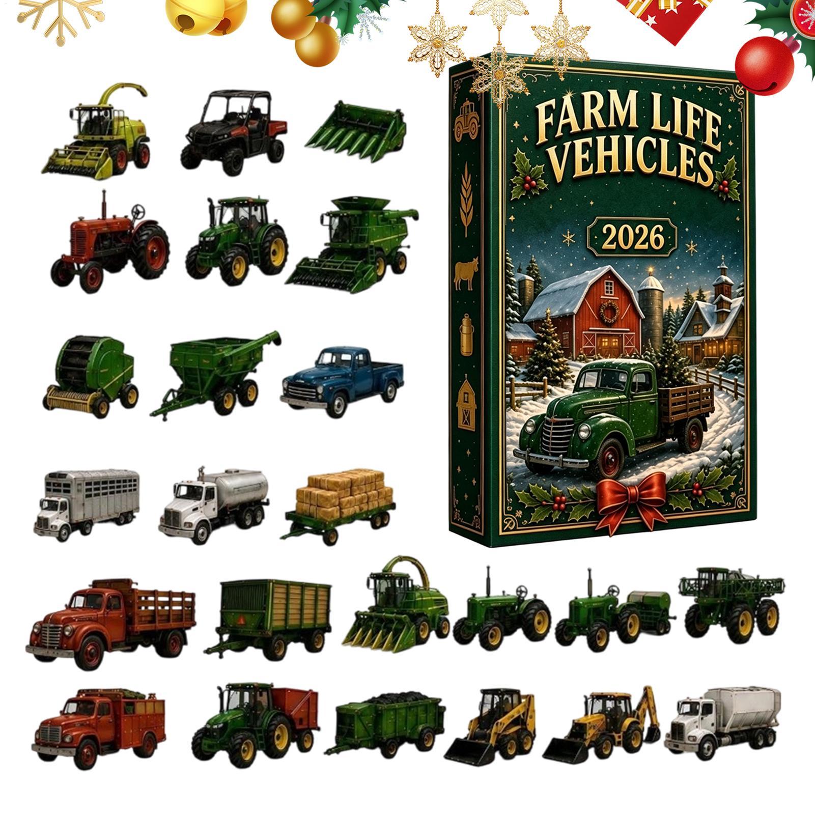 Agriculture Farming Vehicles - Farm Life Vehicles Calendar Christmas Advent