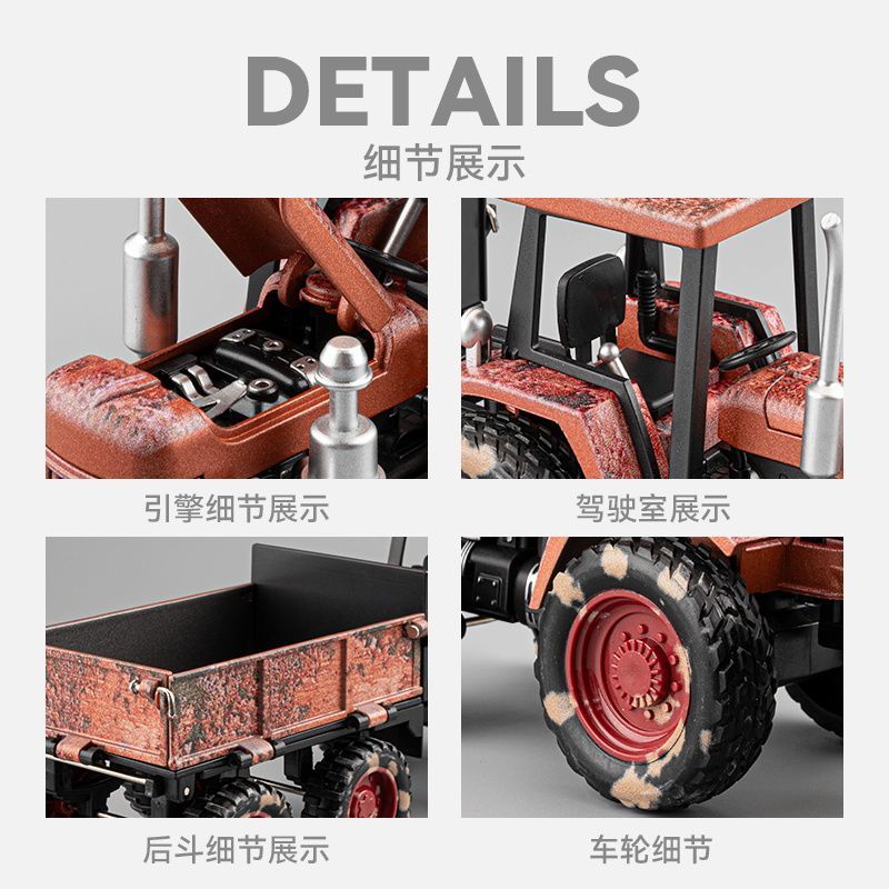 Alloy Farm Tractor Toy with Tr - огляд і ціна Agriculture Farming For Kids