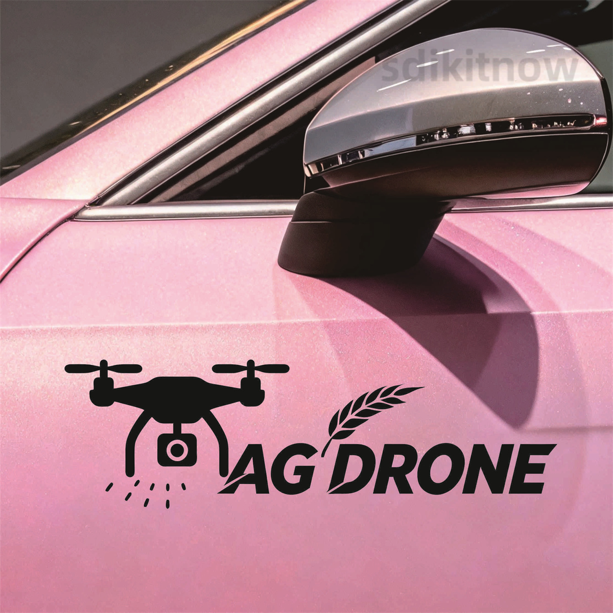 AG DRONE Farm Spraying Vinyl C - огляд і ціна Agriculture Farming Words
