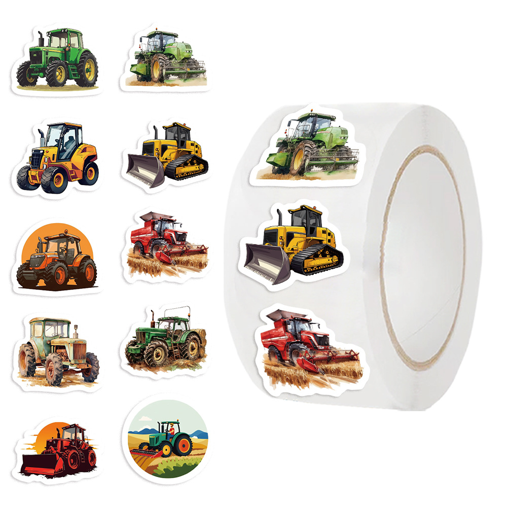 500Pcs Farm Tractor Stickers R - огляд і ціна Agriculture Farming For Kids