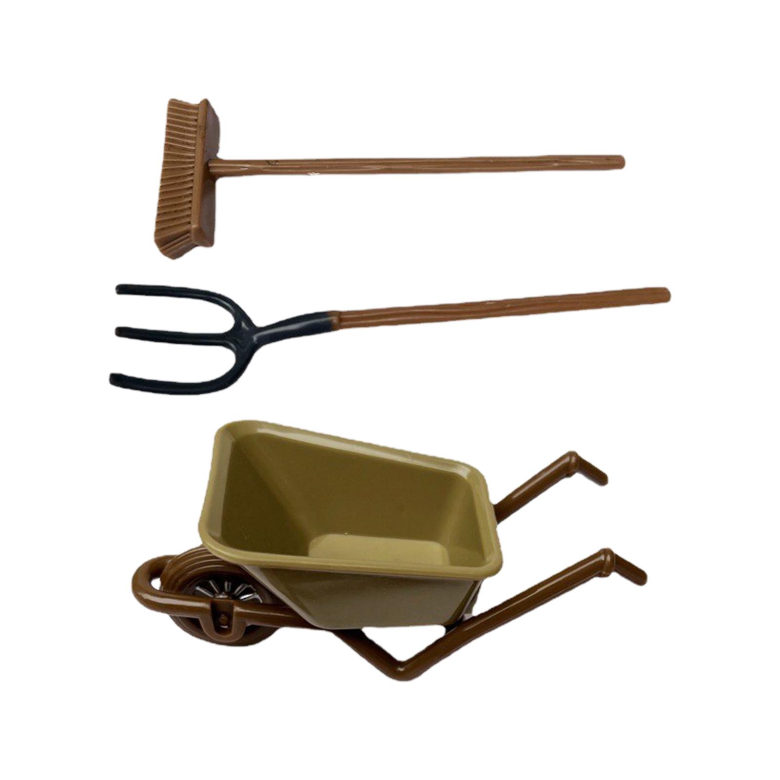 3x 1:12 Dollhouse Farm Tools A - огляд і ціна Agriculture Farming Vehicles