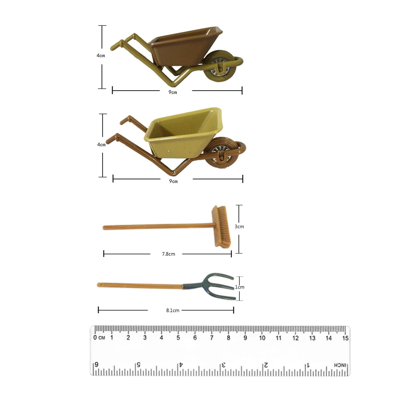3x 1:12 Dollhouse Farm Tools A - огляд і ціна Agriculture Farming Vehicles