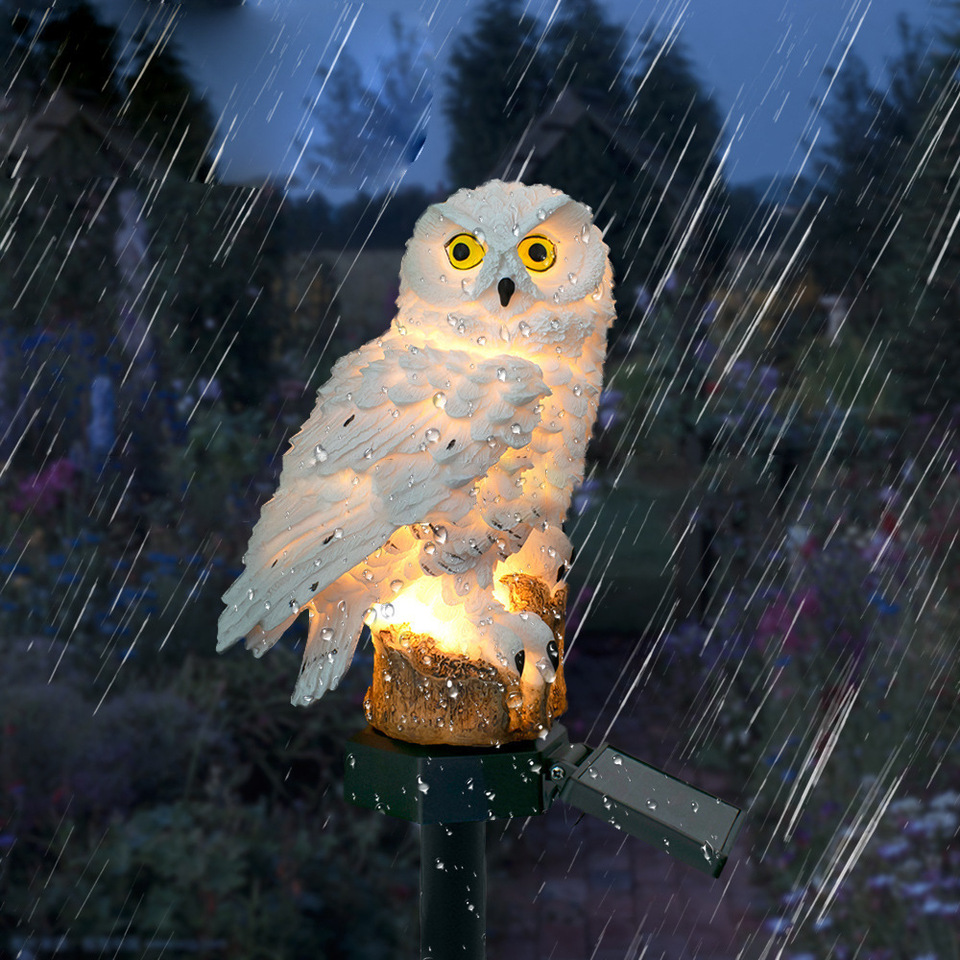 Solar Owl Statue Garden Light  - огляд і ціна Farming And Agriculture