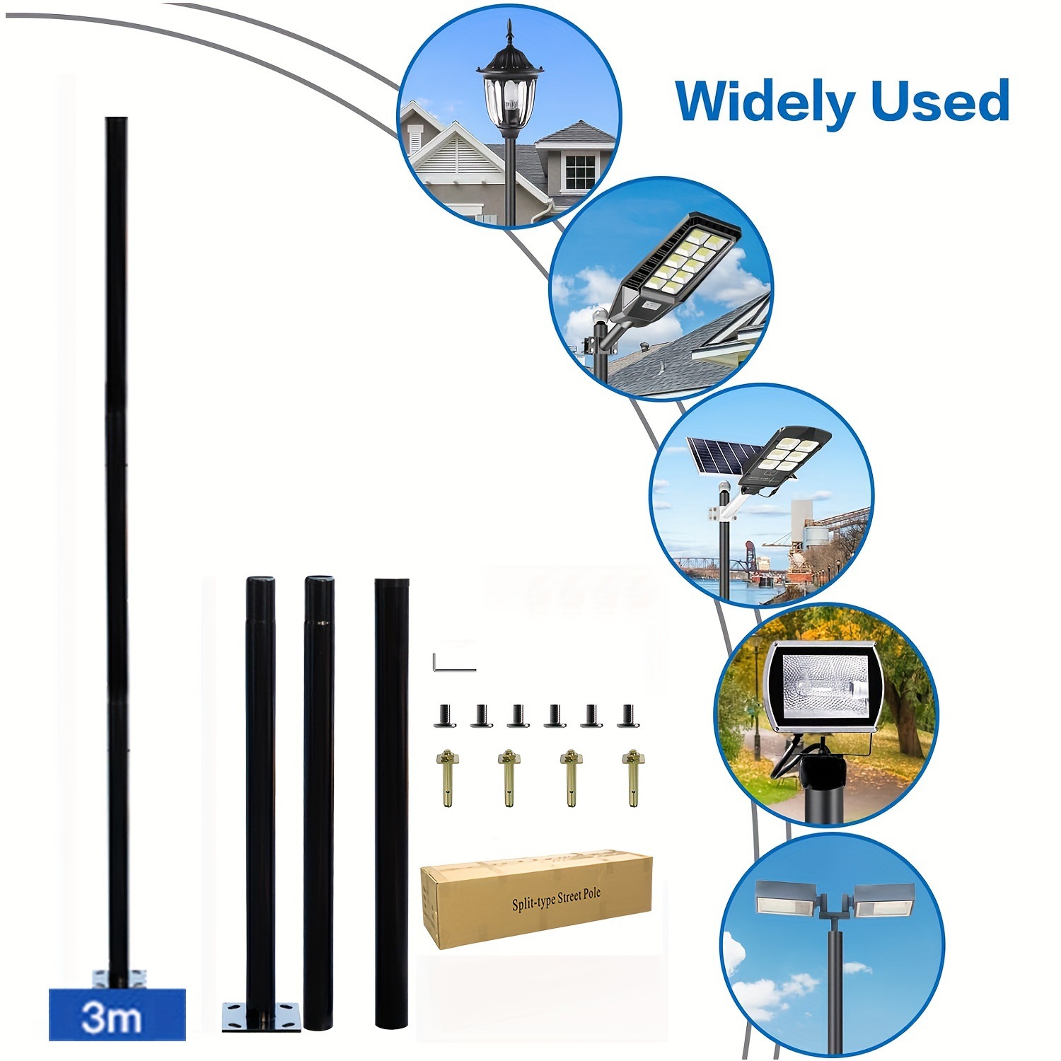 3m Solar Outdoor Split Lamp Po - огляд і ціна Farming And Agriculture